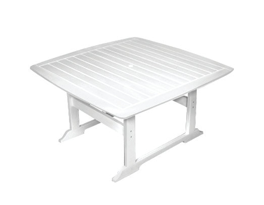 Seaside Casual Recycled Plastic Portsmouth Dining Table 56" x 56" - LEAD TIME TO SHIP 4 TO 6 WEEKS