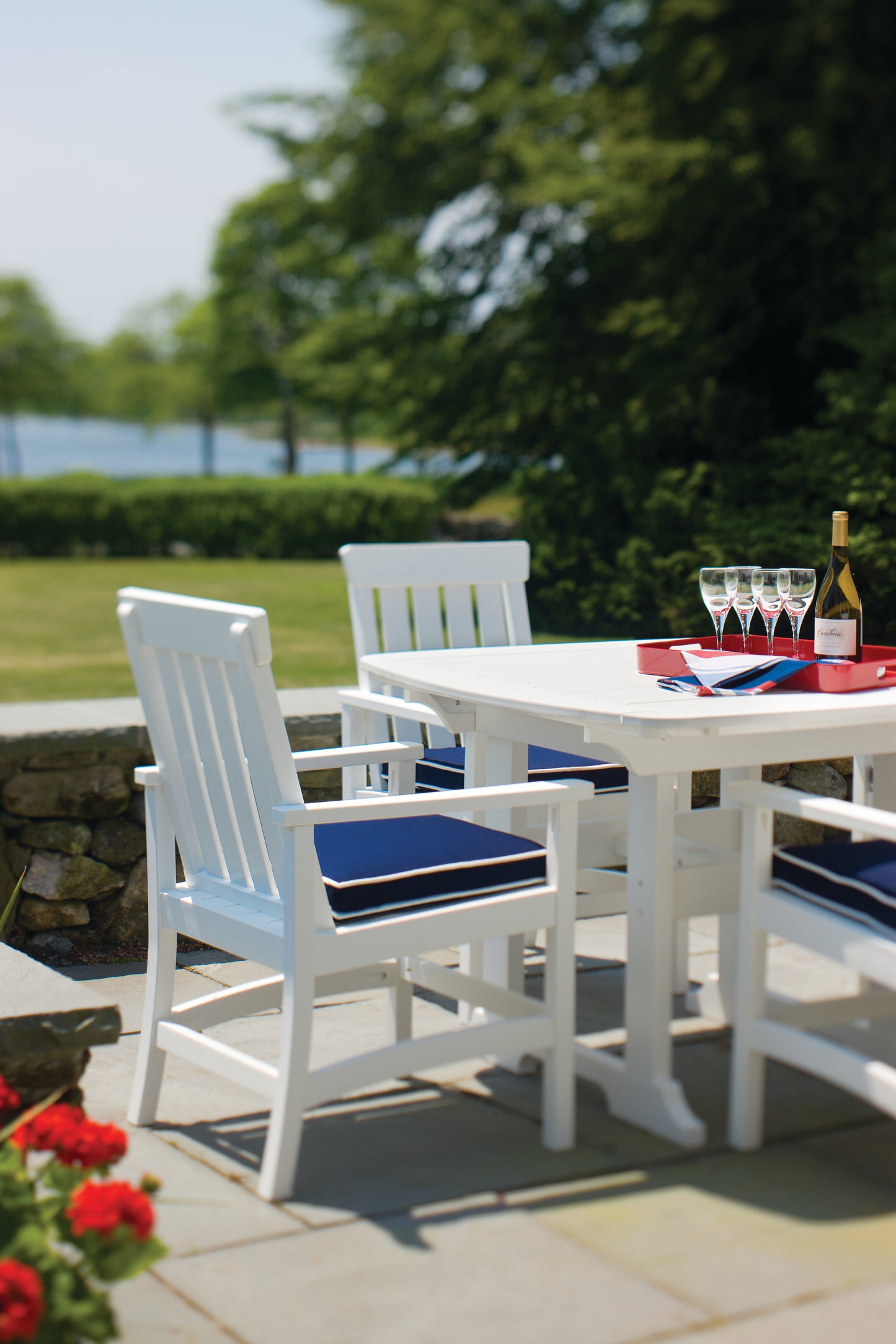 Seaside Casual Recycled Plastic Portsmouth Dining Table 42" x 42" - LEAD TIME TO SHIP 4 TO 6 WEEKS