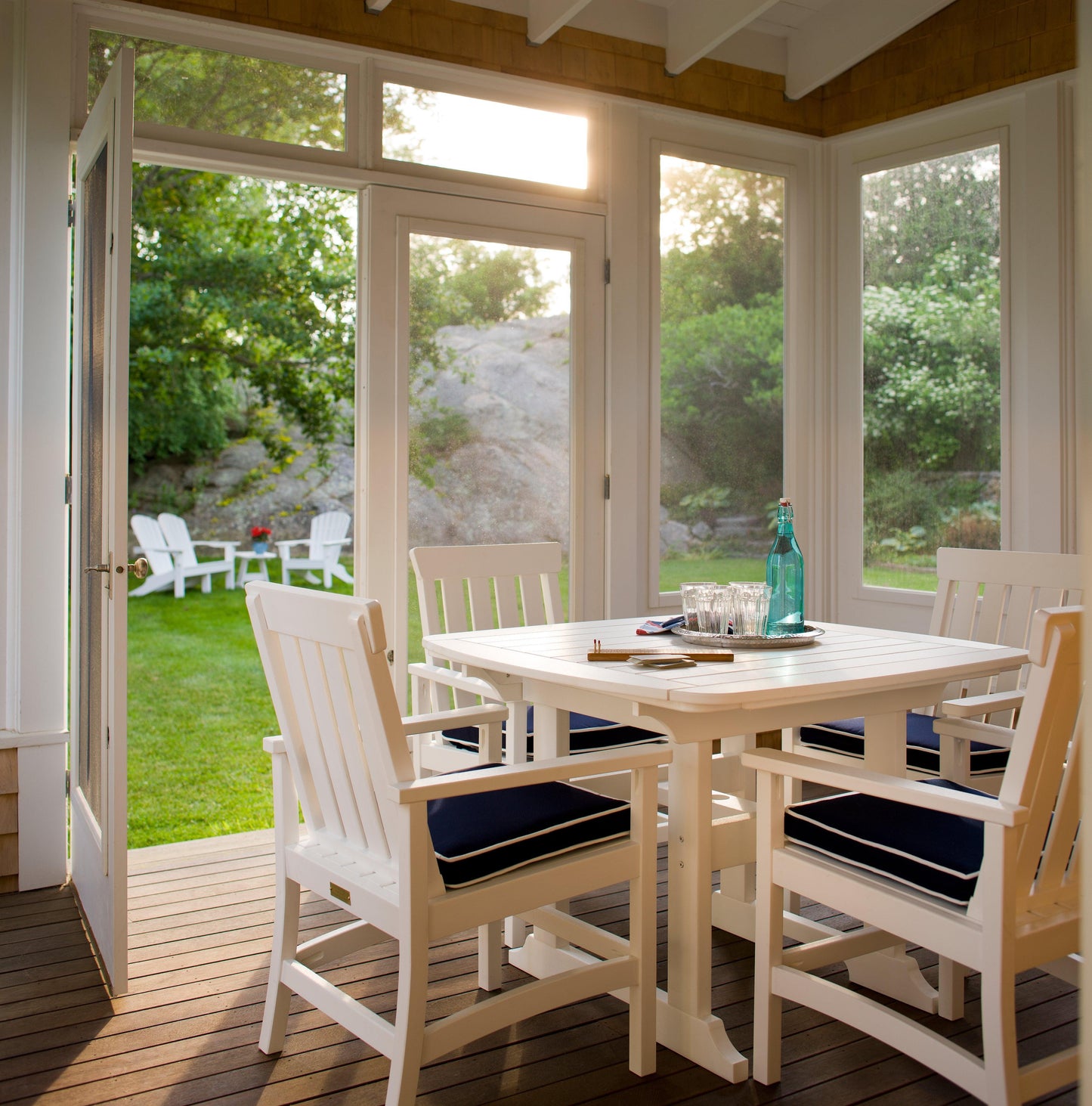 Seaside Casual Recycled Plastic Portsmouth Dining Table 42" x 42" - LEAD TIME TO SHIP 4 TO 6 WEEKS