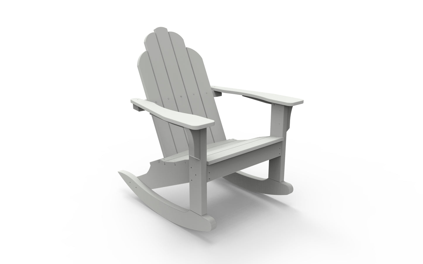 Seaside Casual Recycled Plastic Adirondack Classic Rocking Chair - LEAD TIME TO SHIP 2 TO 4 WEEKS