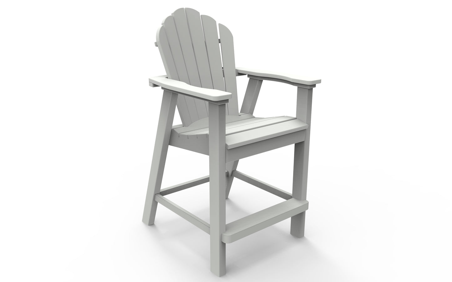 Seaside Casual Recycled Plastic Adirondack Classic Balcony Chair (COUNTER HEIGHT) - LEAD TIME TO SHIP 4 TO 6 WEEKS