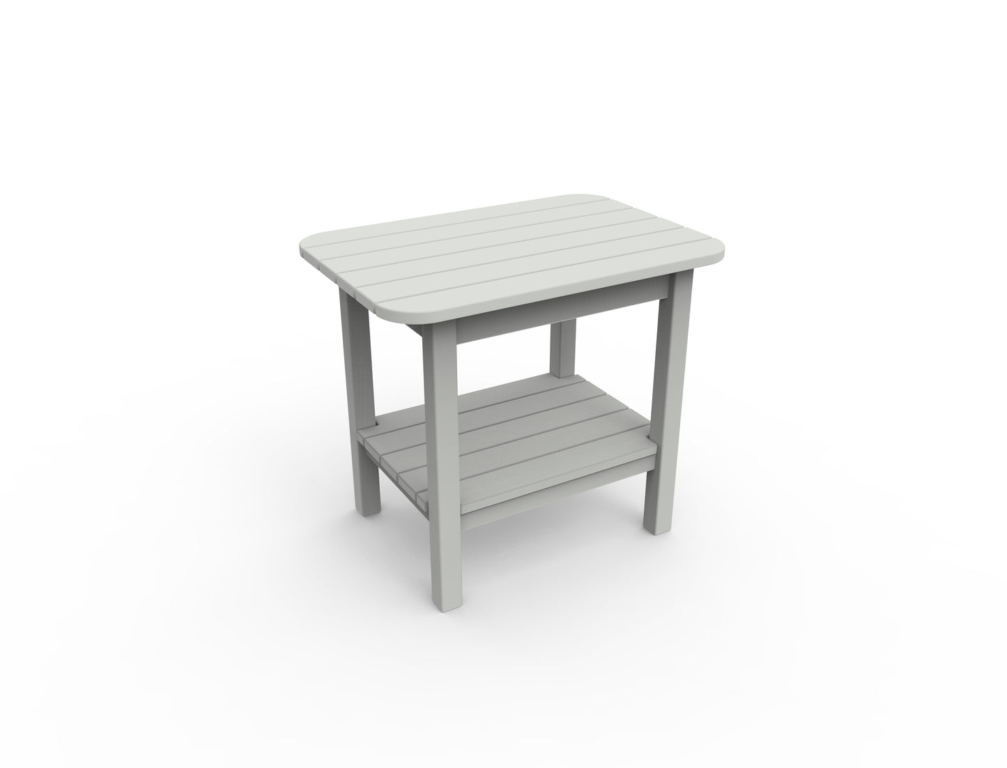 Seaside Casual Recycled Plastic Westerly End Table - LEAD TIME TO SHIP 4 TO 6 WEEKS