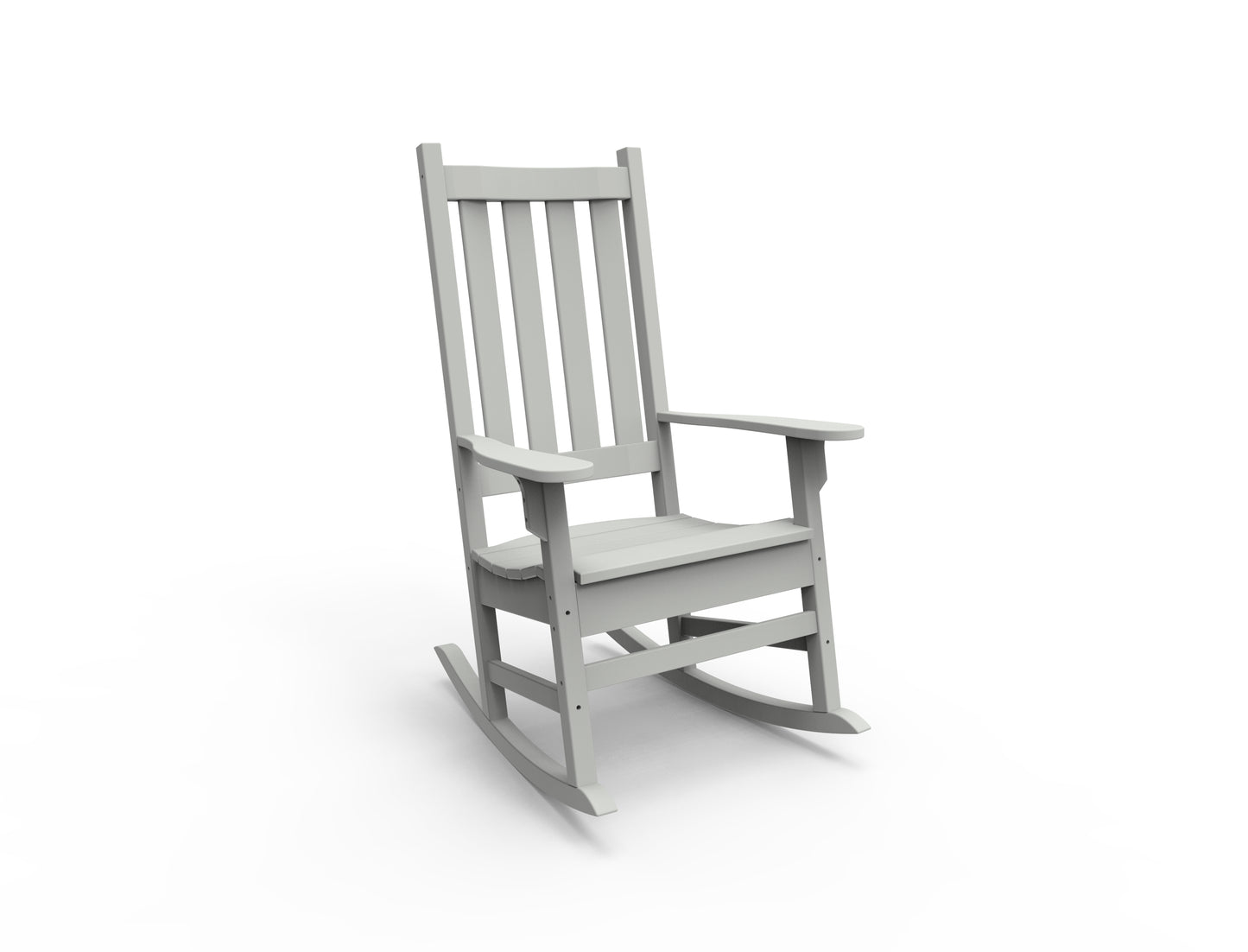 Seaside Casual Recycled Plastic Traditional Porch Rocking Chair - LEAD TIME TO SHIP 2 TO 4 WEEKS