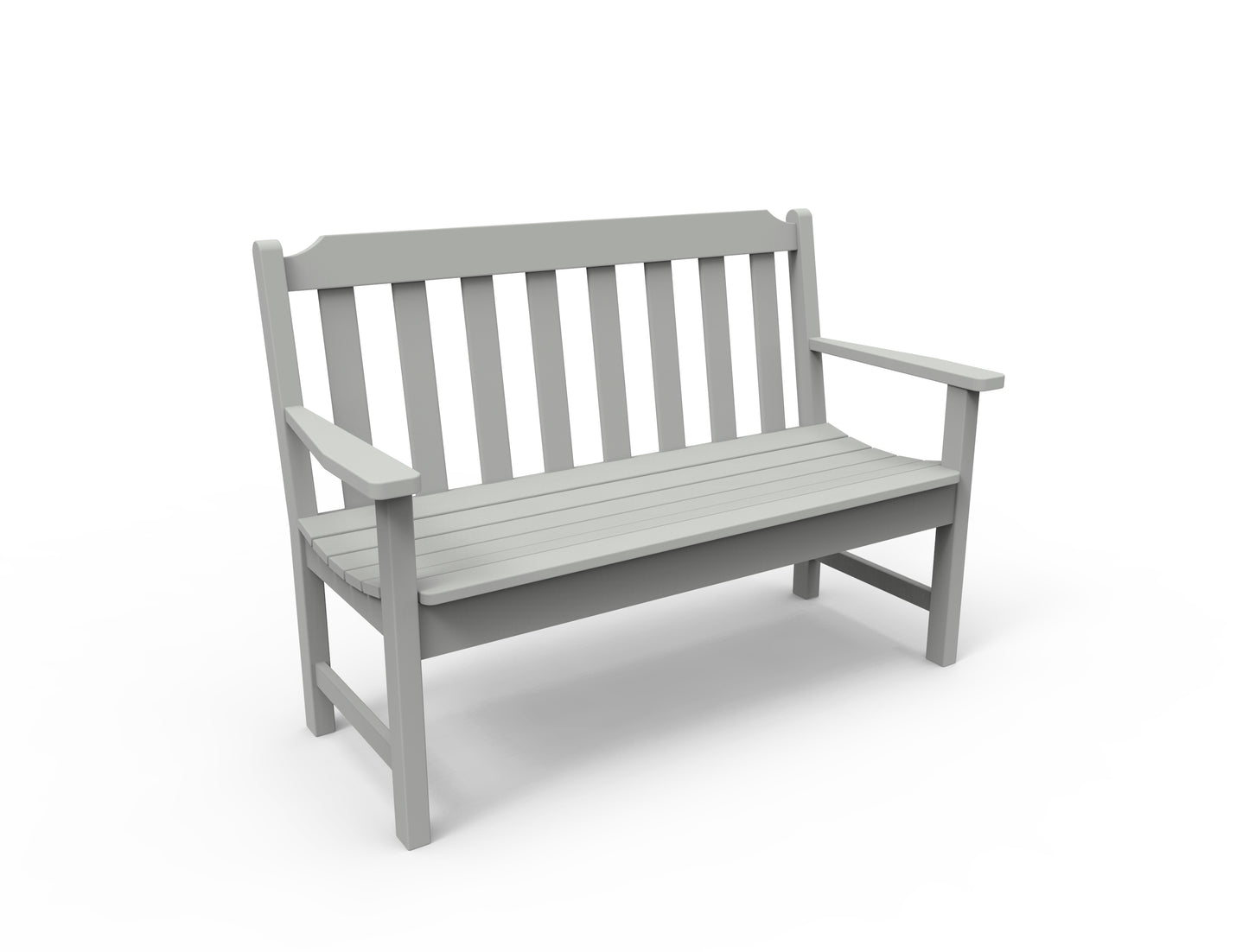 Seaside Casual Recycled Plastic Newport 4' Bench - LEAD TIME TO SHIP 4 TO 6 WEEKS