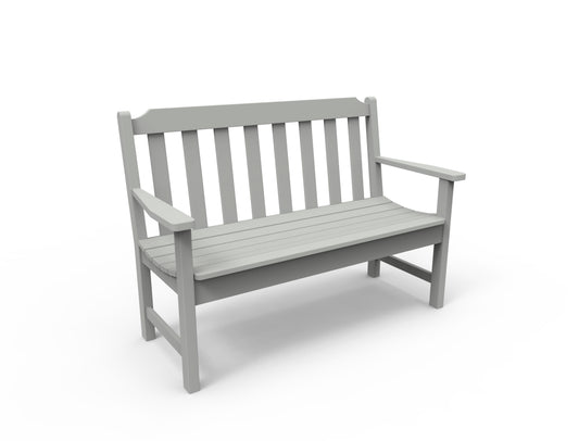 Seaside Casual Recycled Plastic Newport 4' Bench - LEAD TIME TO SHIP 4 TO 6 WEEKS