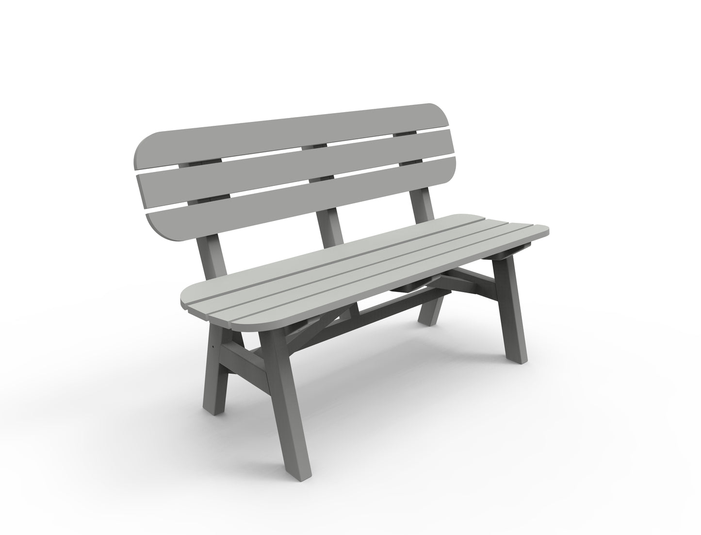 Seaside Casual Recycled Plastic Portsmouth 4' Bench - LEAD TIME TO SHIP 4 TO 6 WEEKS