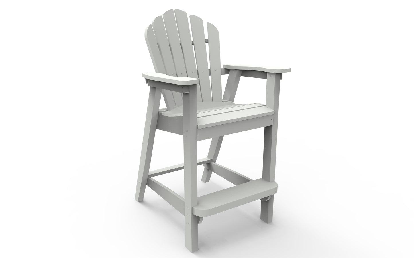 Seaside Casual Recycled Plastic Adirondack Classic Bar Chair (BAR HEIGHT) - LEAD TIME TO SHIP 2 TO 4 WEEKS