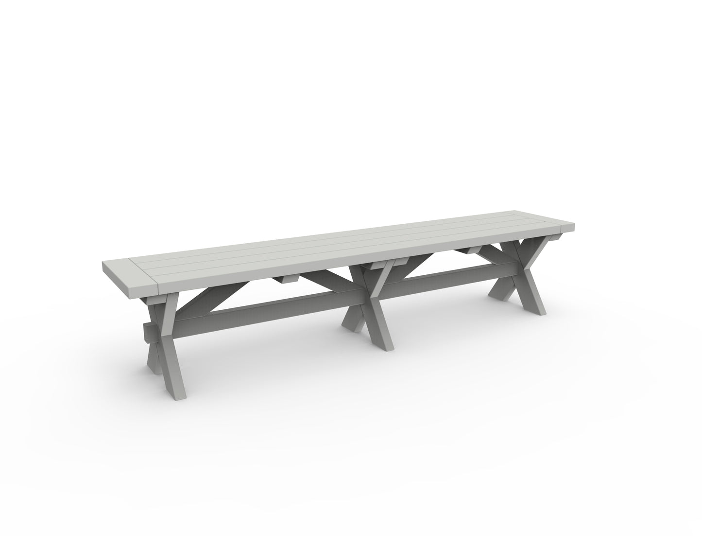 Seaside Casual Recycled Plastic Sonoma 76"Picnic Bench - LEAD TIME TO SHIP 2 TO 4 WEEKS