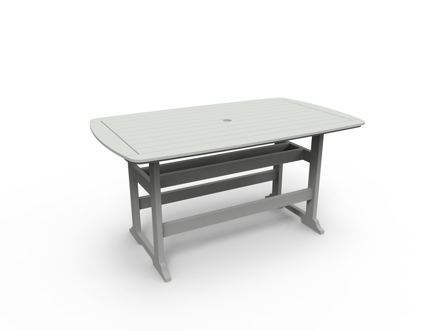 Seaside Casual Recycled Plastic Portsmouth Balcony Table 42" x 72" (COUNTER HEIGHT) - LEAD TIME TO SHIP 2 TO 4 WEEKS