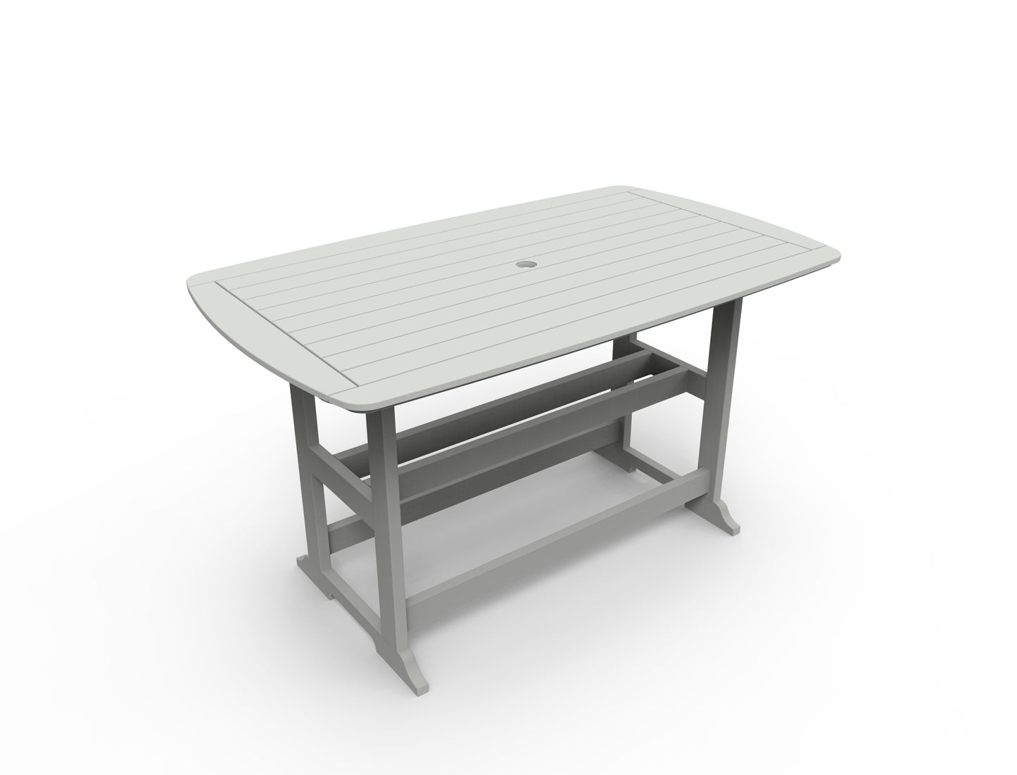Seaside Casual Recycled Plastic Portsmouth Bar Table 42" x 72" (BAR HEIGHT) - LEAD TIME TO SHIP 2 TO 4 WEEKS