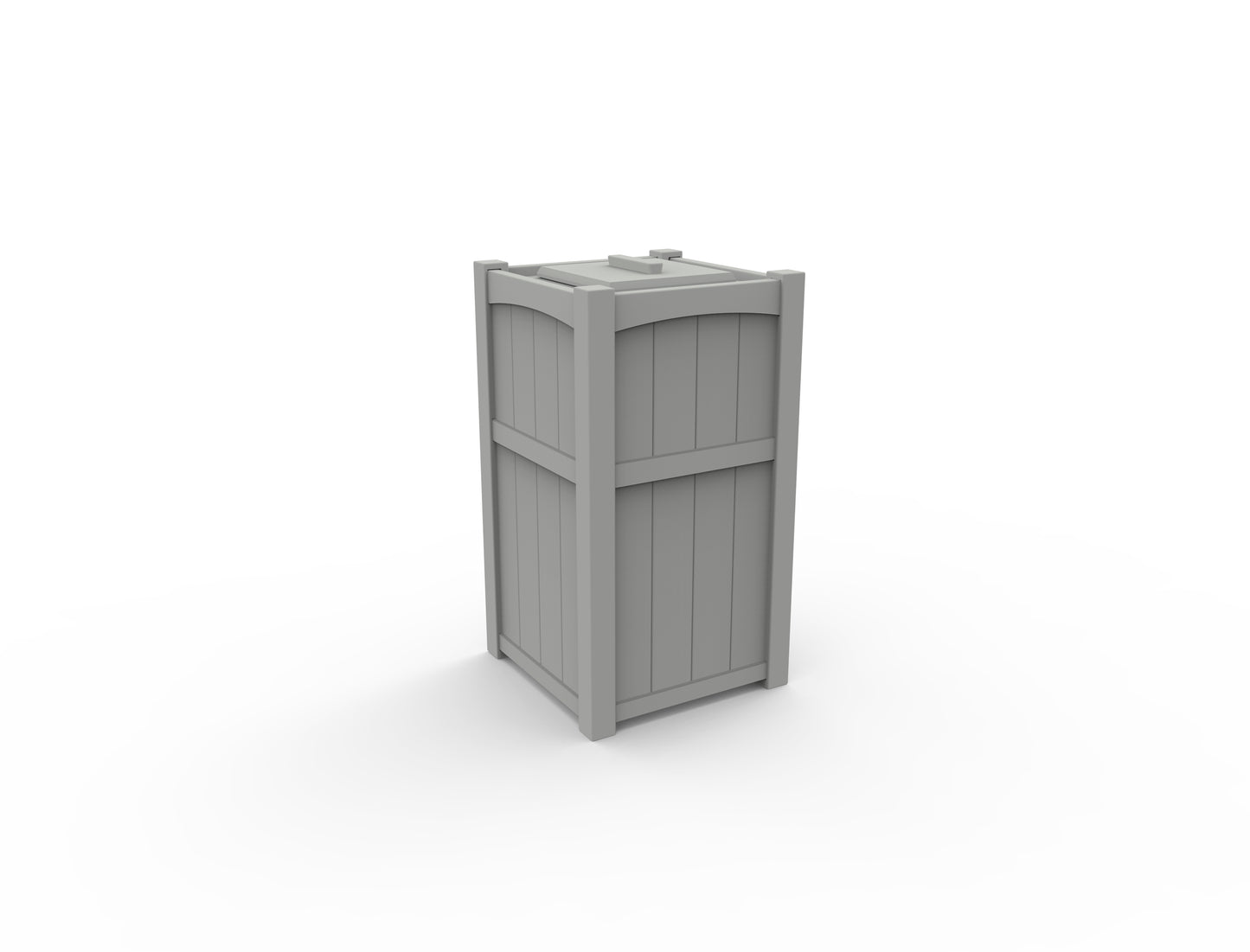 Seaside Casual Recycled Plastic Wickford Residential Trash Receptacle - LEAD TIME TO SHIP 2 TO 4 WEEKS