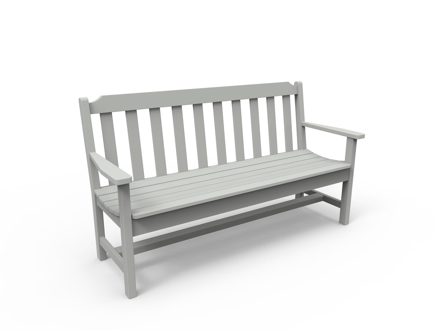 Seaside Casual Recycled Plastic Newport 5' Bench - LEAD TIME TO SHIP 4 TO 6 WEEKS
