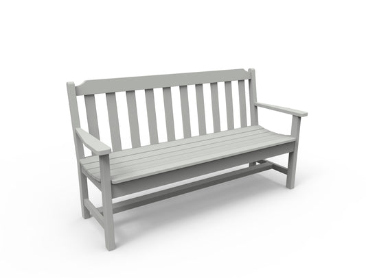 Seaside Casual Recycled Plastic Newport 5' Bench - LEAD TIME TO SHIP 4 TO 6 WEEKS