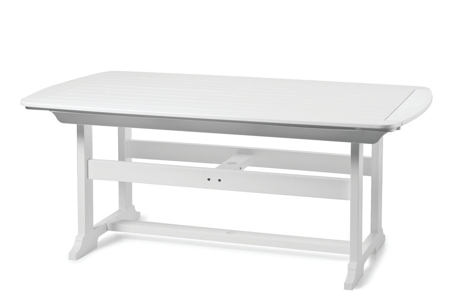 Seaside Casual Recycled Plastic Portsmouth Dining Table 42"x 72" - LEAD TIME TO SHIP 2 TO 4 WEEKS