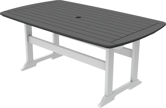 Seaside Casual Recycled Plastic Portsmouth Dining Table 42"x 72" - LEAD TIME TO SHIP 2 TO 4 WEEKS