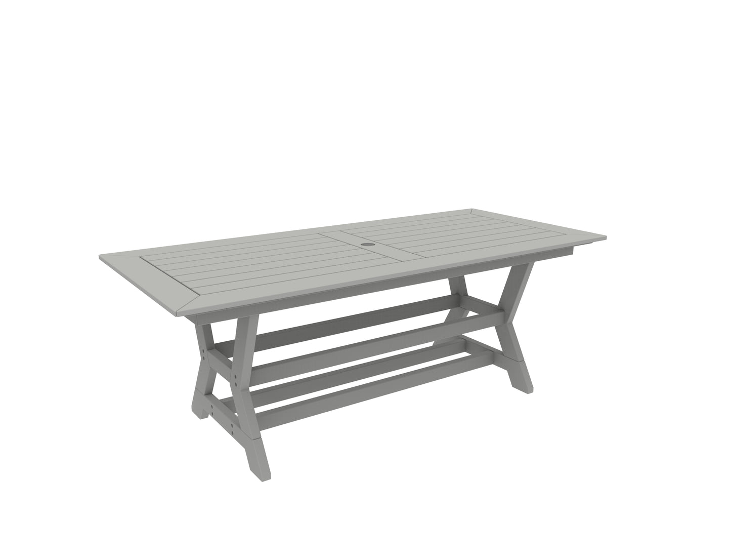 Seaside Casual Recycled Plastic SYM Dining Table 36" x 80" - LEAD TIME TO SHIP 4 TO 6 WEEKS