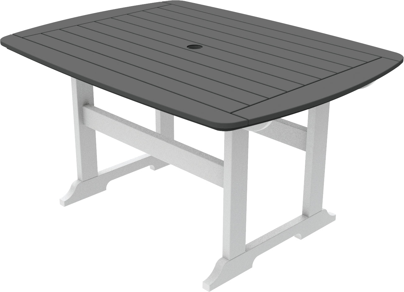 Seaside Casual Recycled Plastic Portsmouth Dining Table 42" x 56" - LEAD TIME TO SHIP 4 TO 6 WEEKS