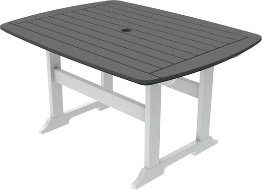 Seaside Casual Recycled Plastic Portsmouth Dining Table 42" x 56" - LEAD TIME TO SHIP 2 TO 4 WEEKS