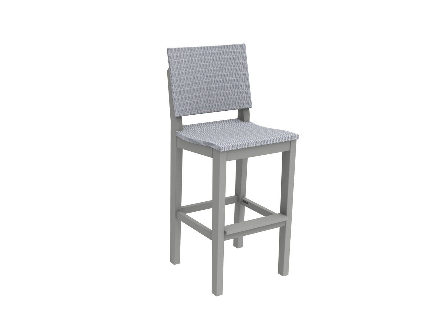 Seaside Casual Recycled Plastic MAD Bar Side Chair (WOVEN) (BAR HEIGHT) - LEAD TIME TO SHIP 2 TO 4 WEEKS Regular price