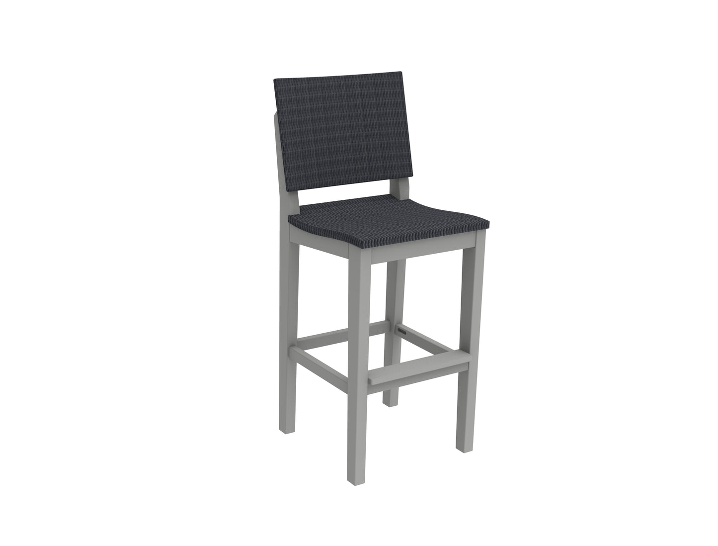 Seaside Casual Recycled Plastic MAD Bar Side Chair (WOVEN) (BAR HEIGHT) - LEAD TIME TO SHIP 2 TO 4 WEEKS Regular price