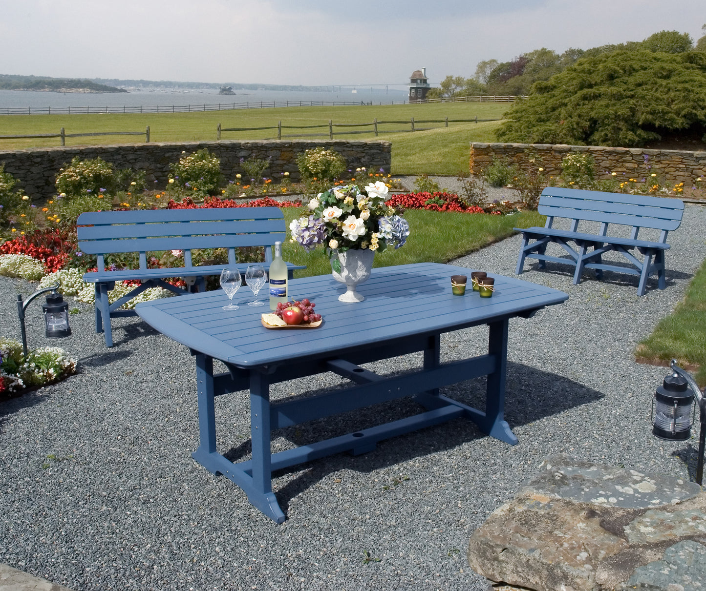 Seaside Casual Recycled Plastic Portsmouth 5' Bench - LEAD TIME TO SHIP 4 TO 6 WEEKS