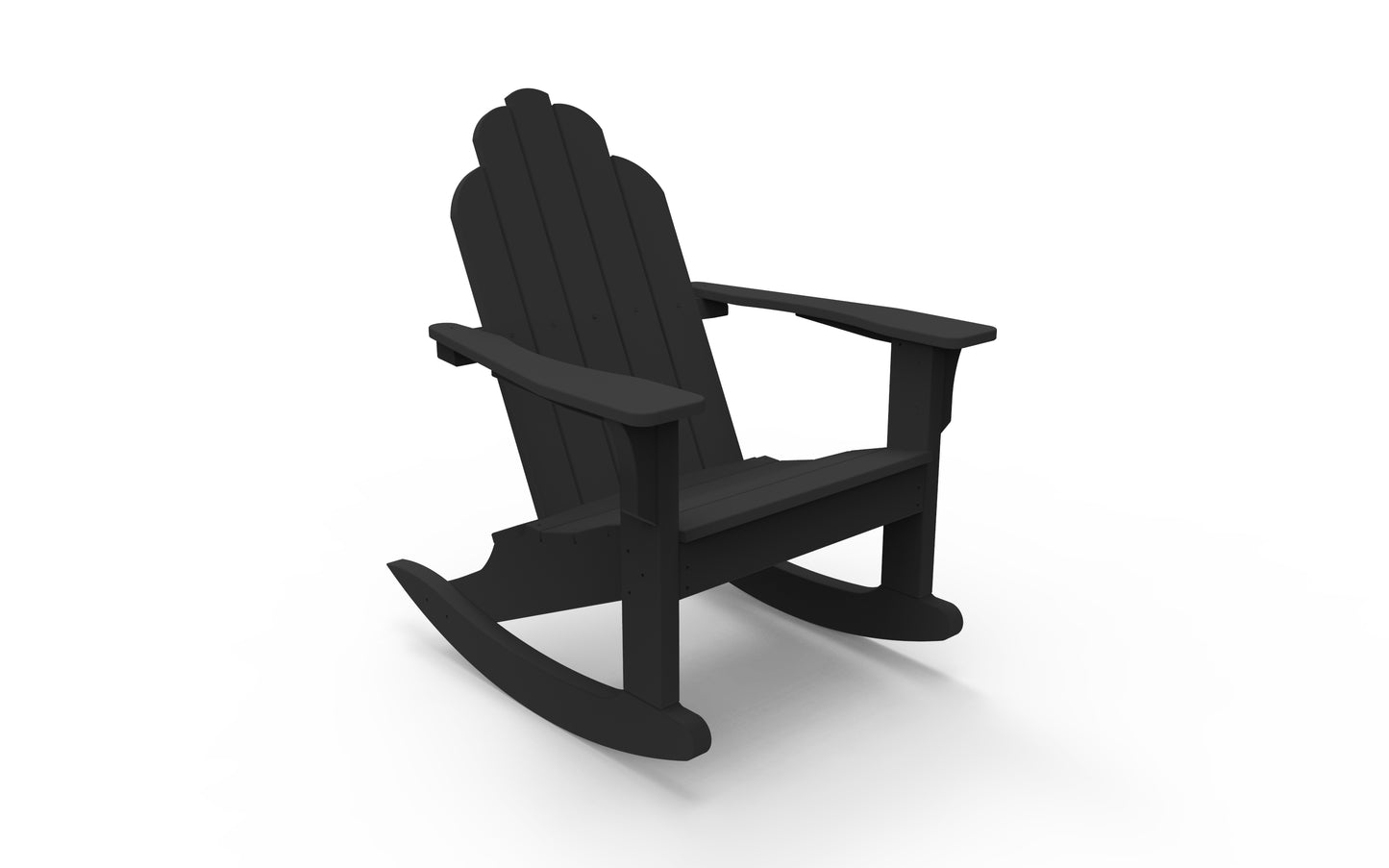 Seaside Casual Recycled Plastic Adirondack Classic Rocking Chair - LEAD TIME TO SHIP 2 TO 4 WEEKS