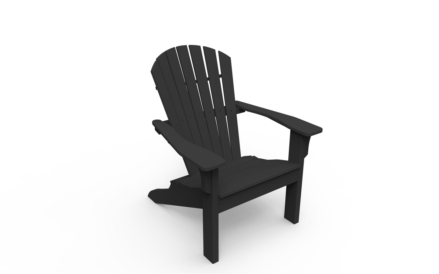 Seaside Casual Recycled Plastic Adirondack Shellback Chair - LEAD TIME TO SHIP 2 TO 4 WEEKS