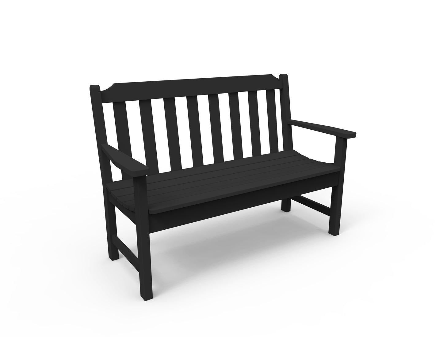 Seaside Casual Recycled Plastic Newport 4' Bench - LEAD TIME TO SHIP 4 TO 6 WEEKS