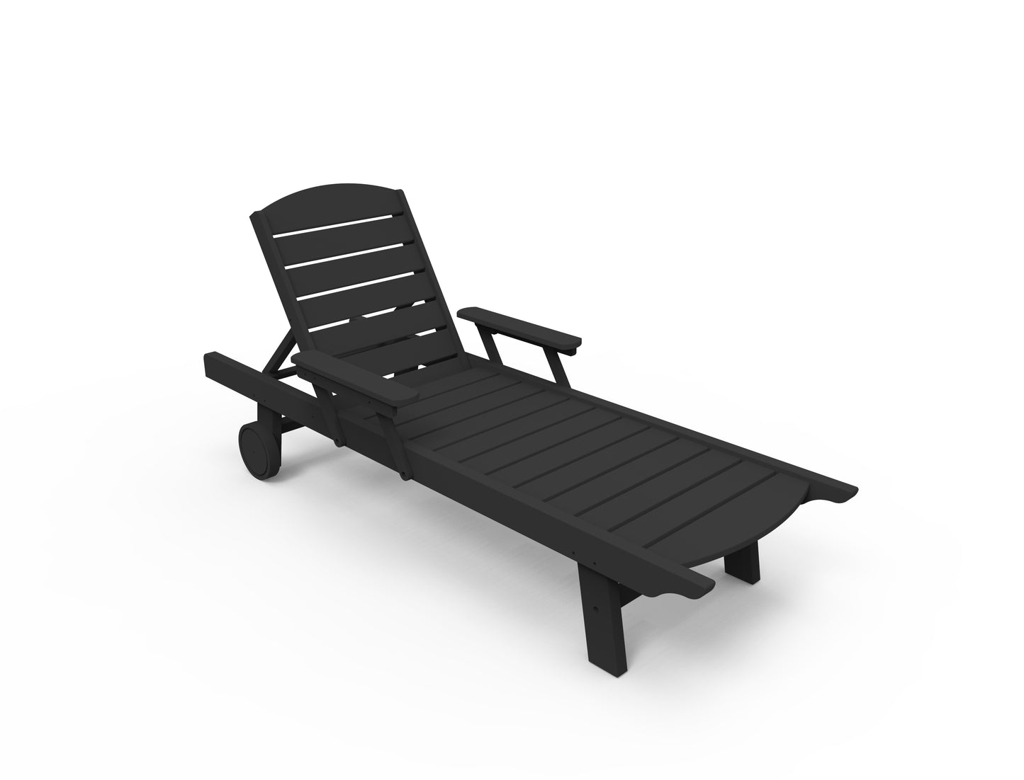 Seaside Casual Recycled Plastic Kingston Chaise - LEAD TIME TO SHIP 4 TO 6 WEEKS