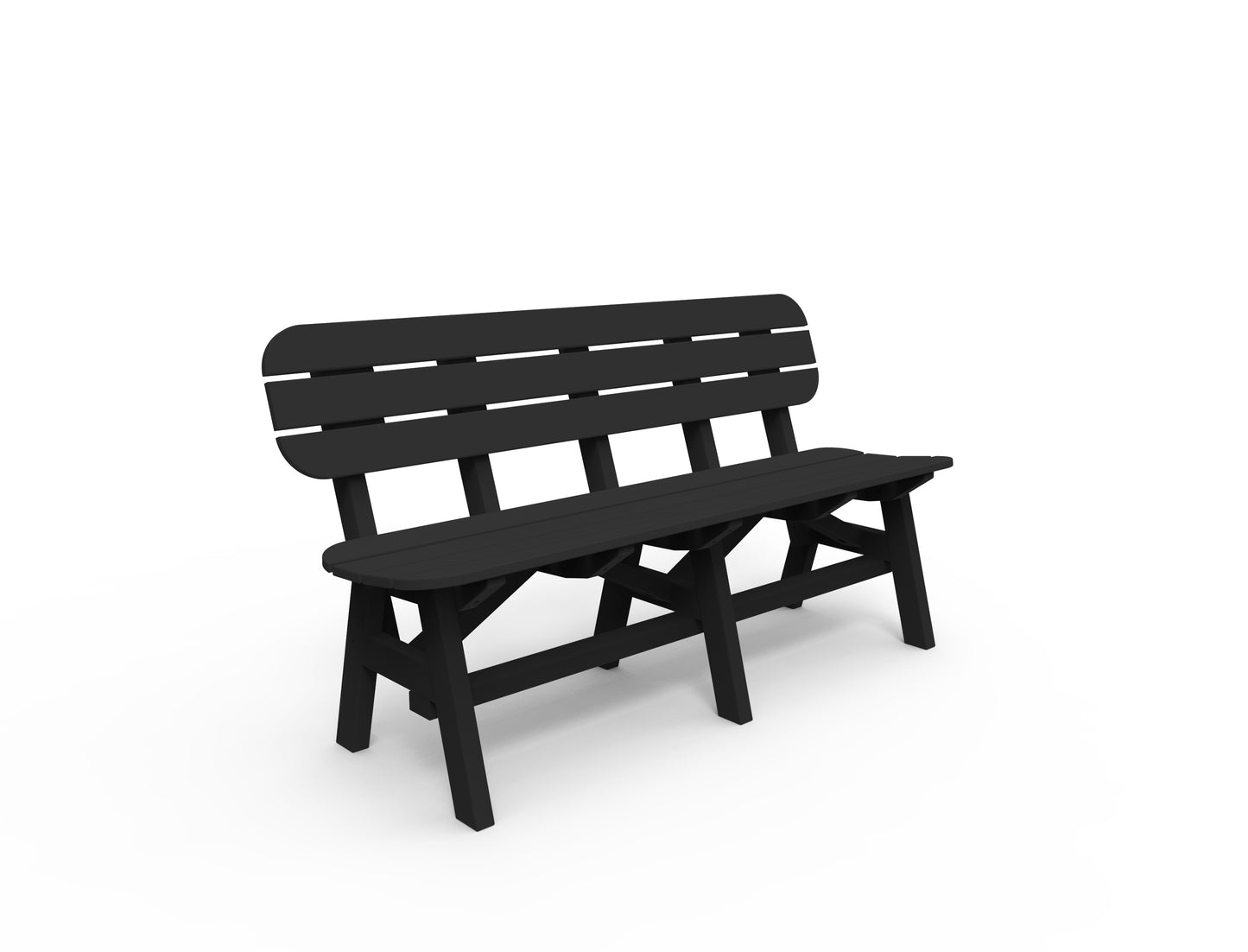 Seaside Casual Recycled Plastic Portsmouth 5' Bench - LEAD TIME TO SHIP 4 TO 6 WEEKS