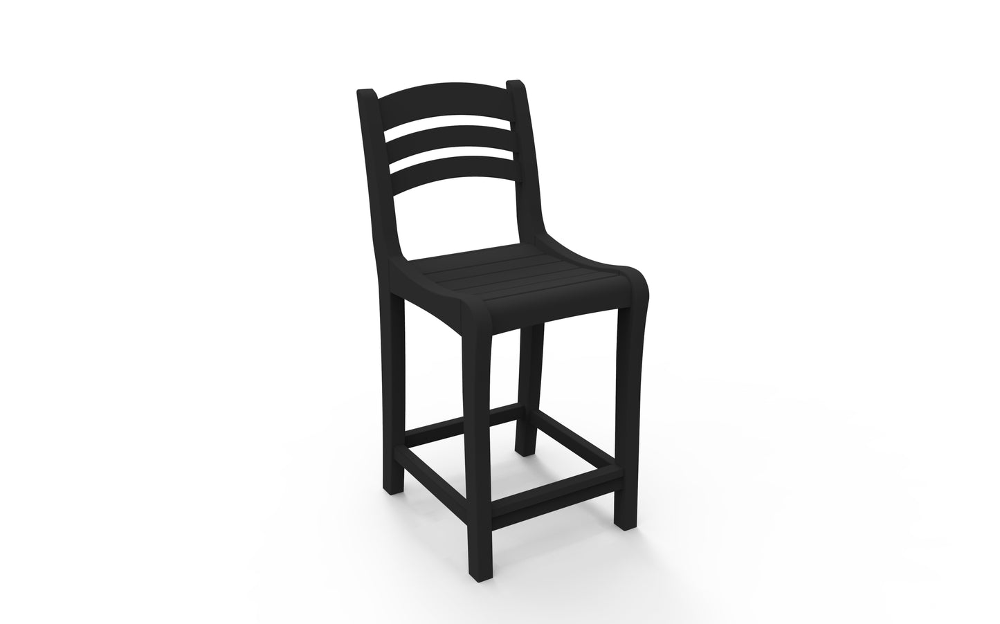 Seaside Casual Recycled Plastic Charleston Balcony Chair (COUNTER HEIGHT) - LEAD TIME TO SHIP 2 TO 4 WEEKS