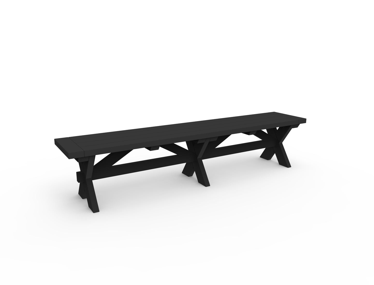 Seaside Casual Recycled Plastic Sonoma 76"Picnic Bench - LEAD TIME TO SHIP 2 TO 4 WEEKS