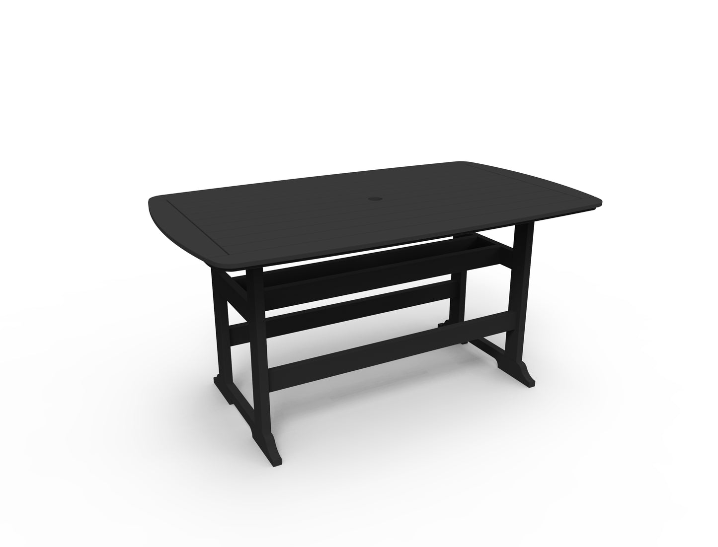 Seaside Casual Recycled Plastic Portsmouth Balcony Table 42" x 72" (COUNTER HEIGHT) - LEAD TIME TO SHIP 2 TO 4 WEEKS