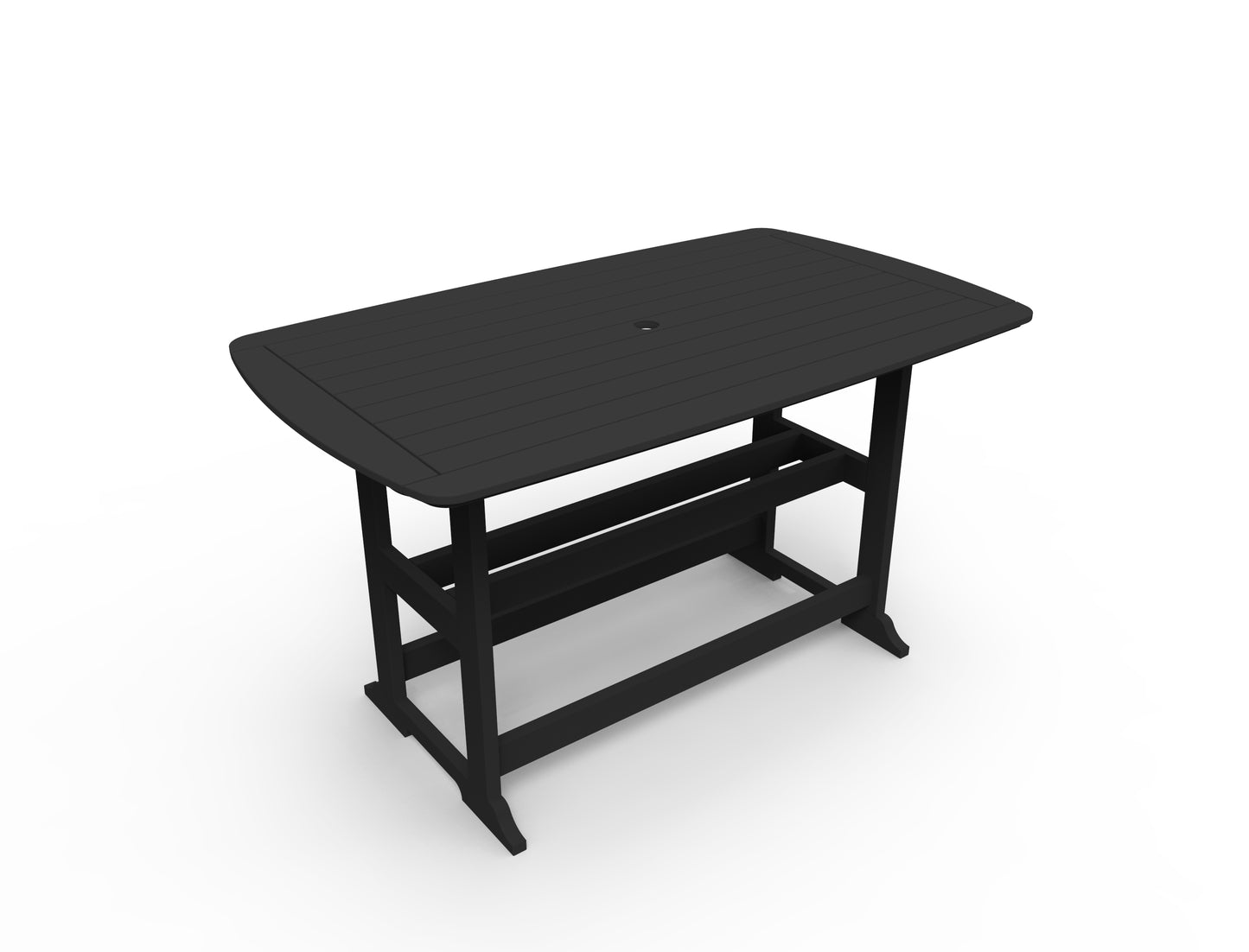 Seaside Casual Recycled Plastic Portsmouth Bar Table 42" x 72" (BAR HEIGHT) - LEAD TIME TO SHIP 2 TO 4 WEEKS