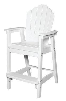 Seaside Casual Recycled Plastic Adirondack Classic Bar Chair (BAR HEIGHT) - LEAD TIME TO SHIP 2 TO 4 WEEKS