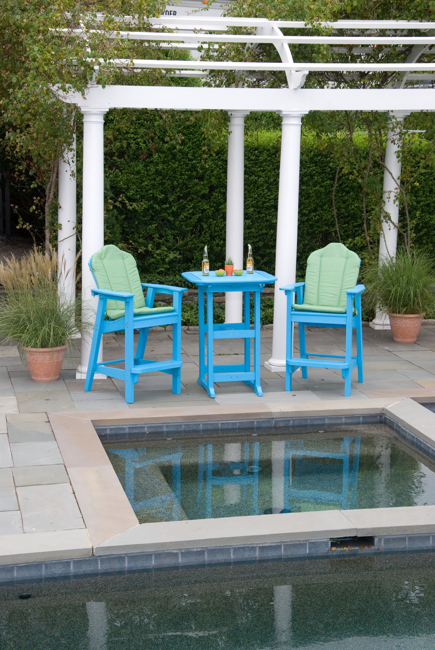 Seaside Casual Recycled Plastic Adirondack Classic Bar Chair (BAR HEIGHT) - LEAD TIME TO SHIP 2 TO 4 WEEKS