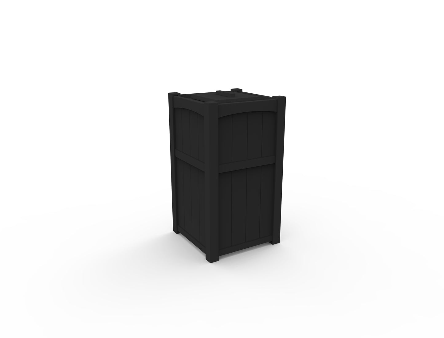 Seaside Casual Recycled Plastic Wickford Residential Trash Receptacle - LEAD TIME TO SHIP 2 TO 4 WEEKS
