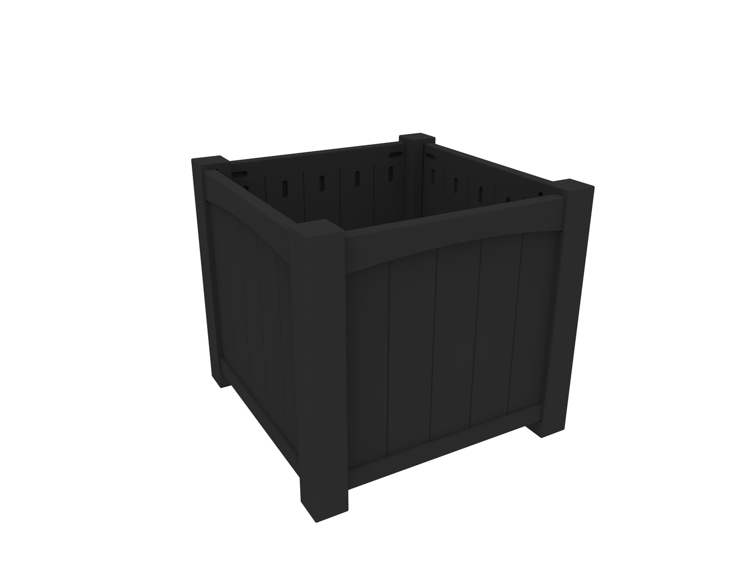 Seaside Casual Recycled Plastic Wickford Estate Planter-Single - LEAD TIME TO SHIP 4 TO 6 WEEKS