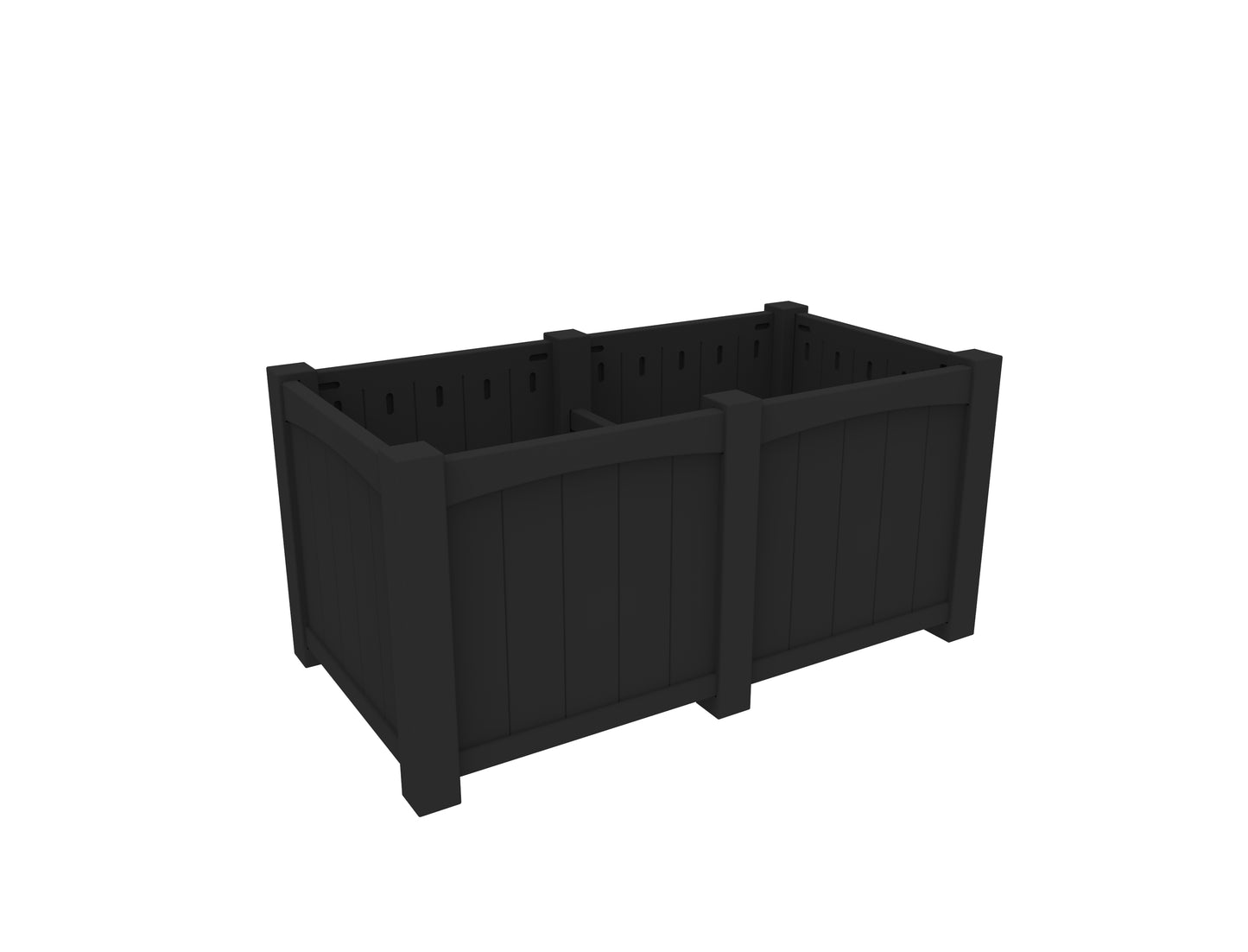 Seaside Casual Recycled Plastic Wickford Estate Planter-Extension - LEAD TIME TO SHIP 4 TO 6 WEEKS