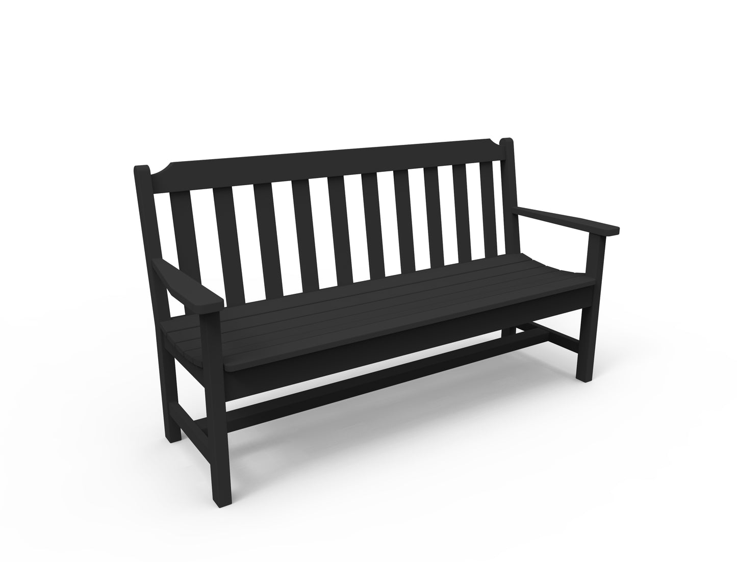 Seaside Casual Recycled Plastic Newport 5' Bench - LEAD TIME TO SHIP 4 TO 6 WEEKS