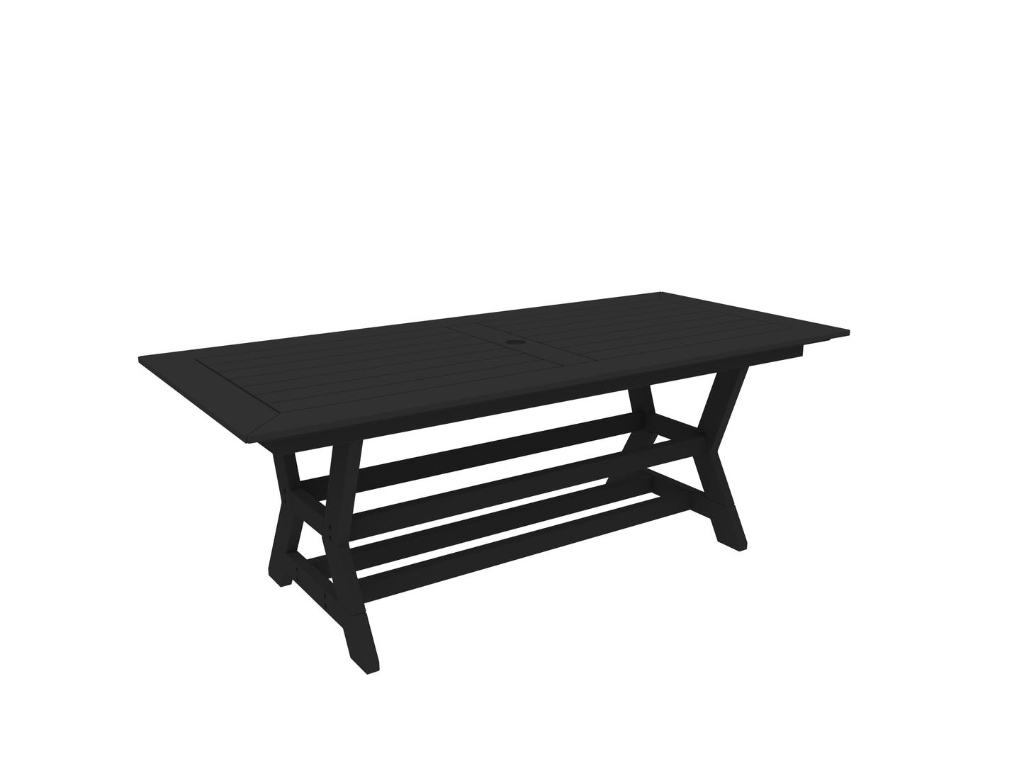 Seaside Casual Recycled Plastic SYM Dining Table 36" x 80" - LEAD TIME TO SHIP 4 TO 6 WEEKS
