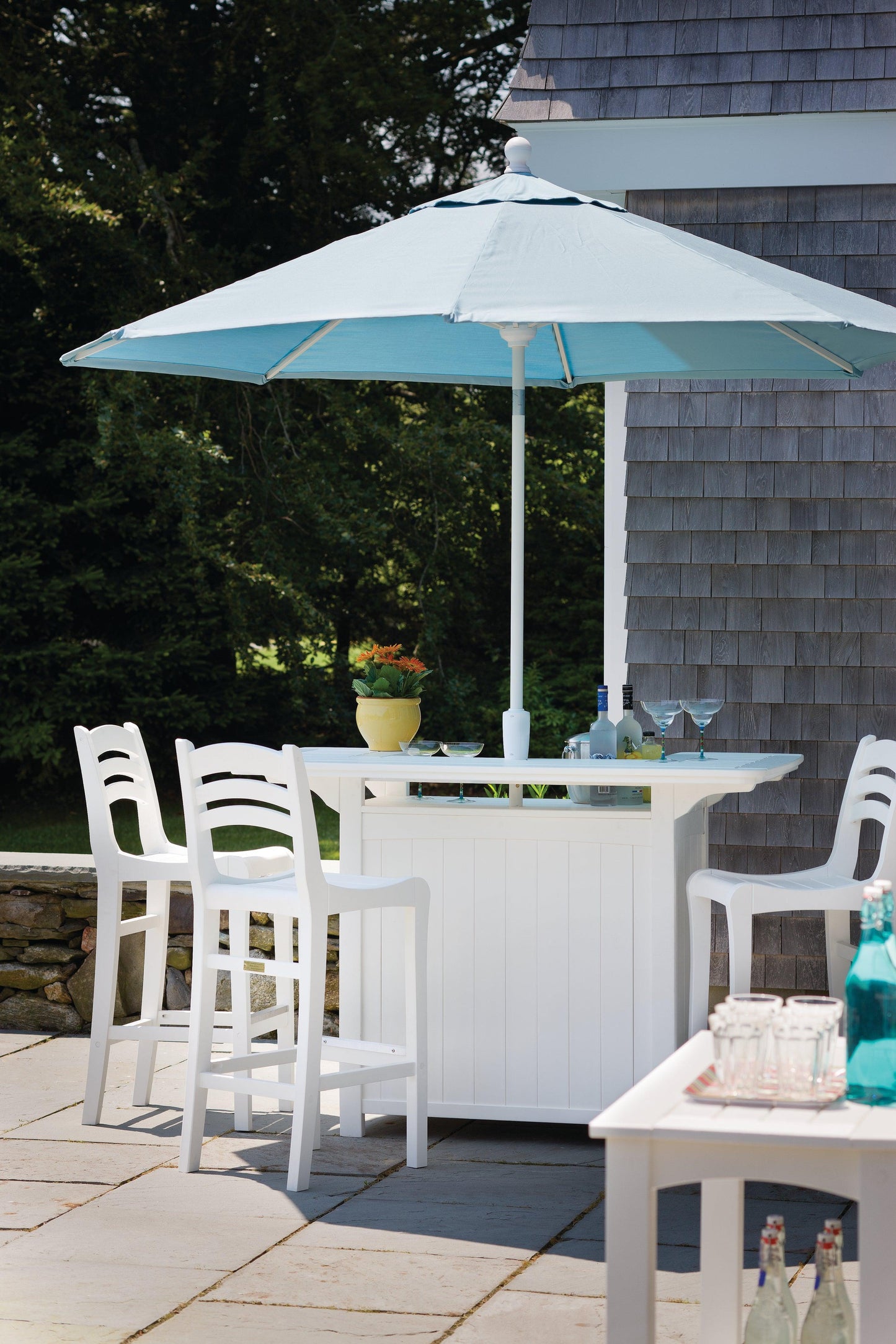 Seaside Casual Recycled Plastic Charleston Bar Chair (BAR HEIGHT) - LEAD TIME TO SHIP 2 TO 4 WEEKS