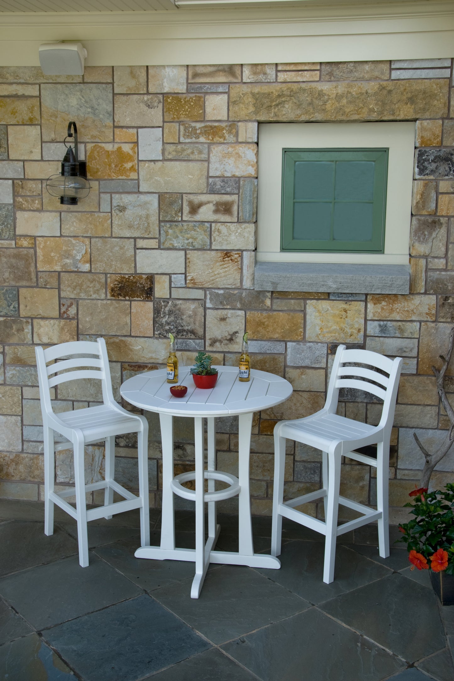 Seaside Casual Recycled Plastic Charleston Bar Chair (BAR HEIGHT) - LEAD TIME TO SHIP 2 TO 4 WEEKS