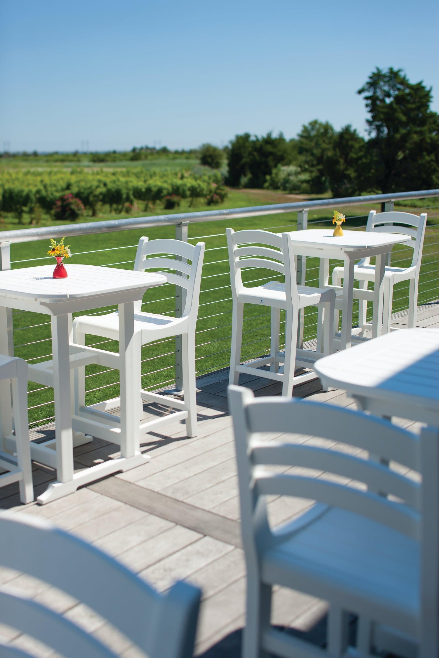 Seaside Casual Recycled Plastic Charleston Balcony Chair (COUNTER HEIGHT) - LEAD TIME TO SHIP 2 TO 4 WEEKS