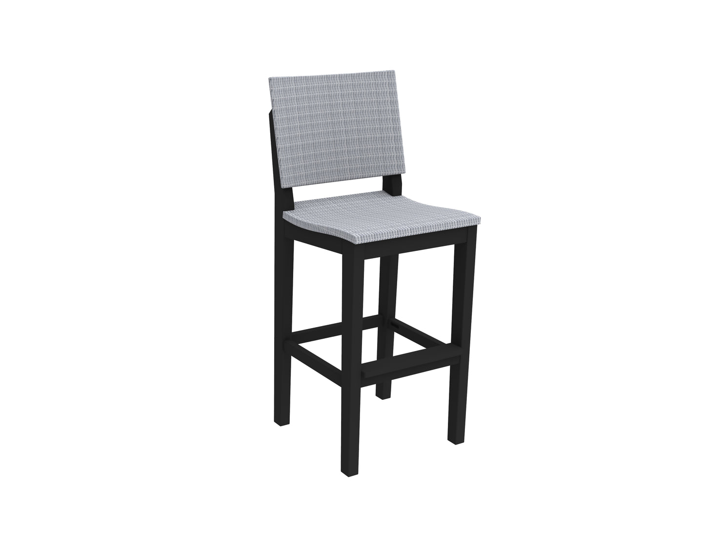 Seaside Casual Recycled Plastic MAD Bar Side Chair (WOVEN) (BAR HEIGHT) - LEAD TIME TO SHIP 2 TO 4 WEEKS Regular price