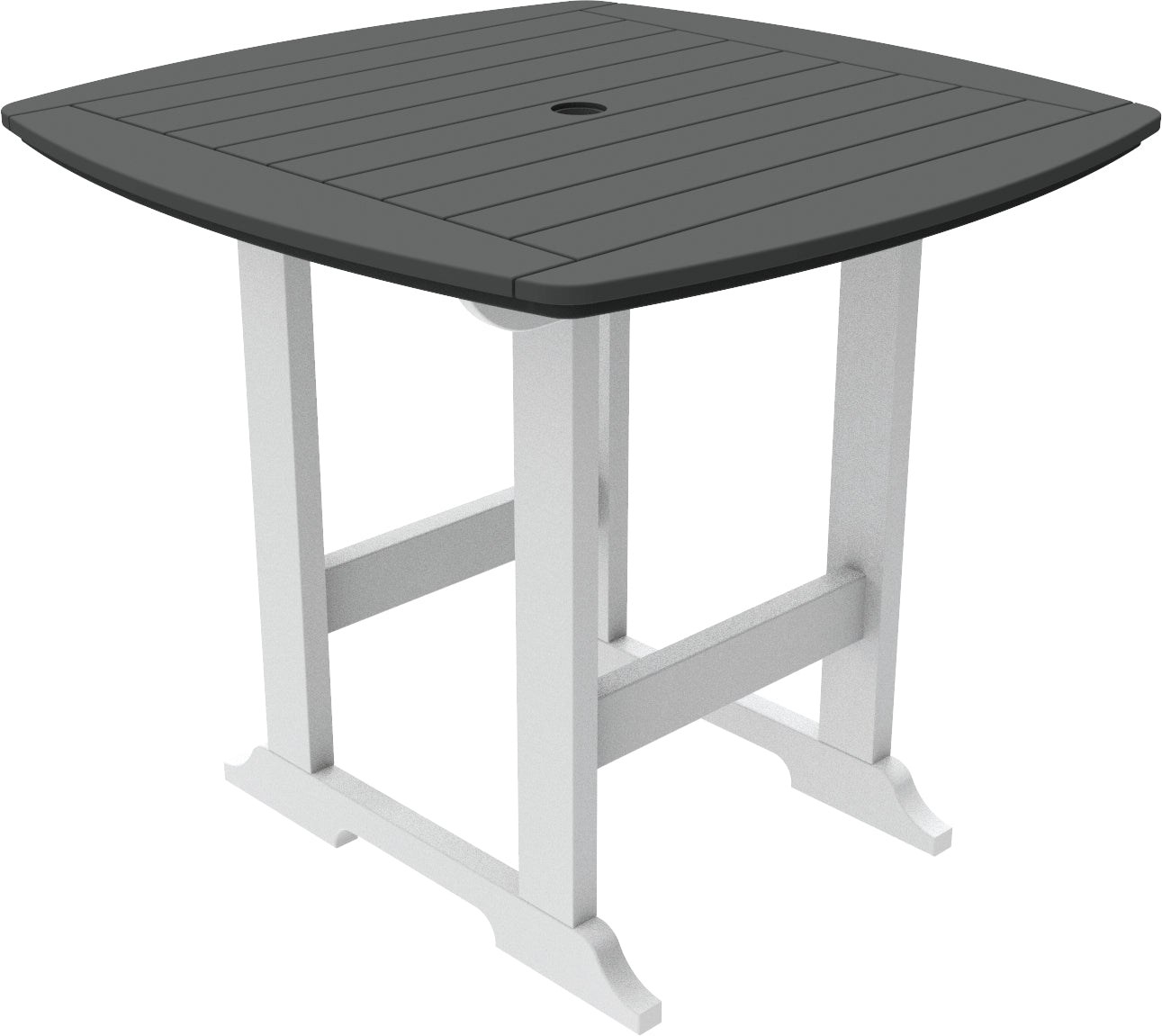 Seaside Casual Recycled Plastic Portsmouth Balcony Table 42" x 42" - LEAD TIME TO SHIP 2 TO 4 WEEKS