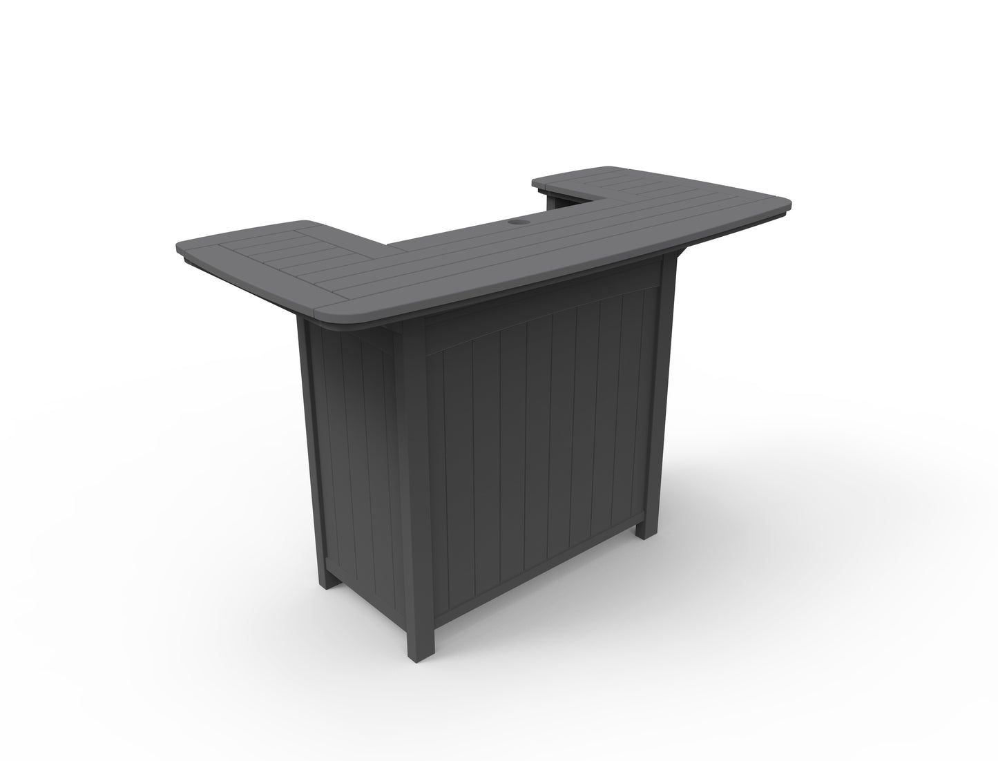 Seaside Casual Recycled Plastic Portsmouth Party Bar (BAR HEIGHT) - LEAD TIME TO SHIP 2 TO 4 WEEKS