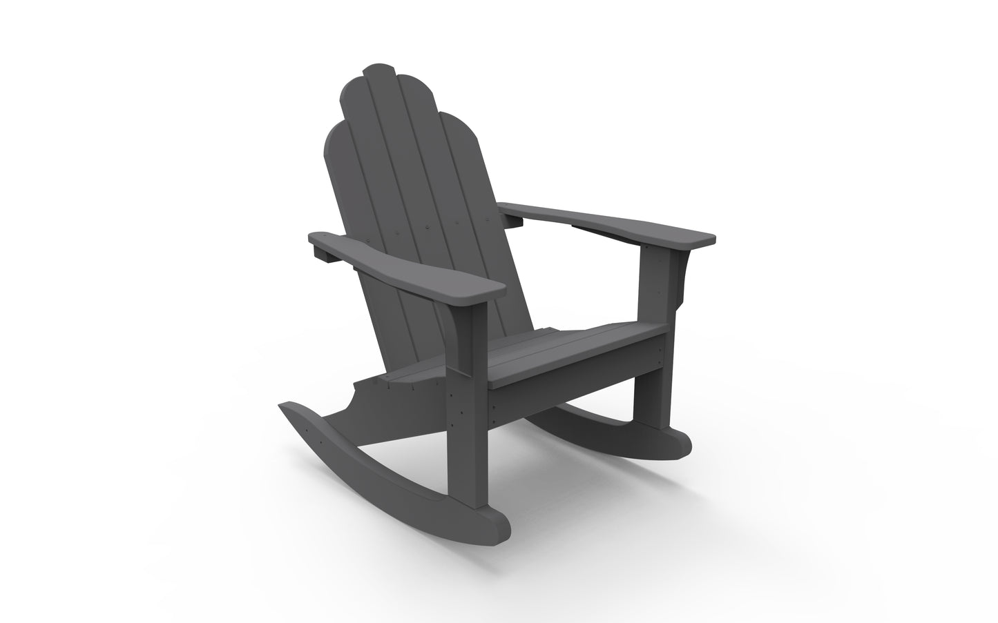 Seaside Casual Recycled Plastic Adirondack Classic Rocking Chair - LEAD TIME TO SHIP 2 TO 4 WEEKS