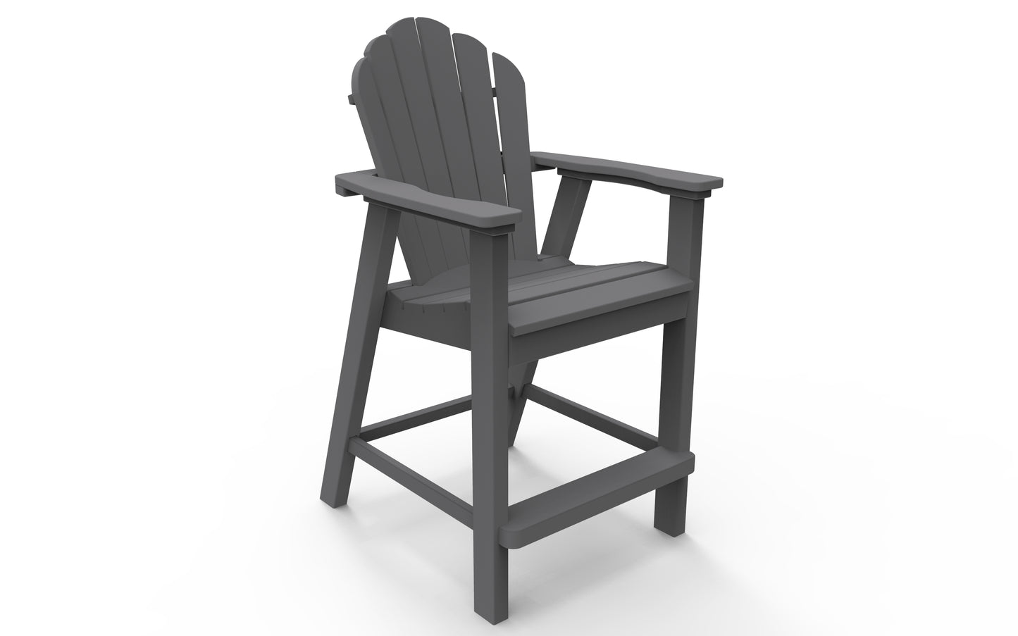 Seaside Casual Recycled Plastic Adirondack Classic Balcony Chair (COUNTER HEIGHT) - LEAD TIME TO SHIP 4 TO 6 WEEKS