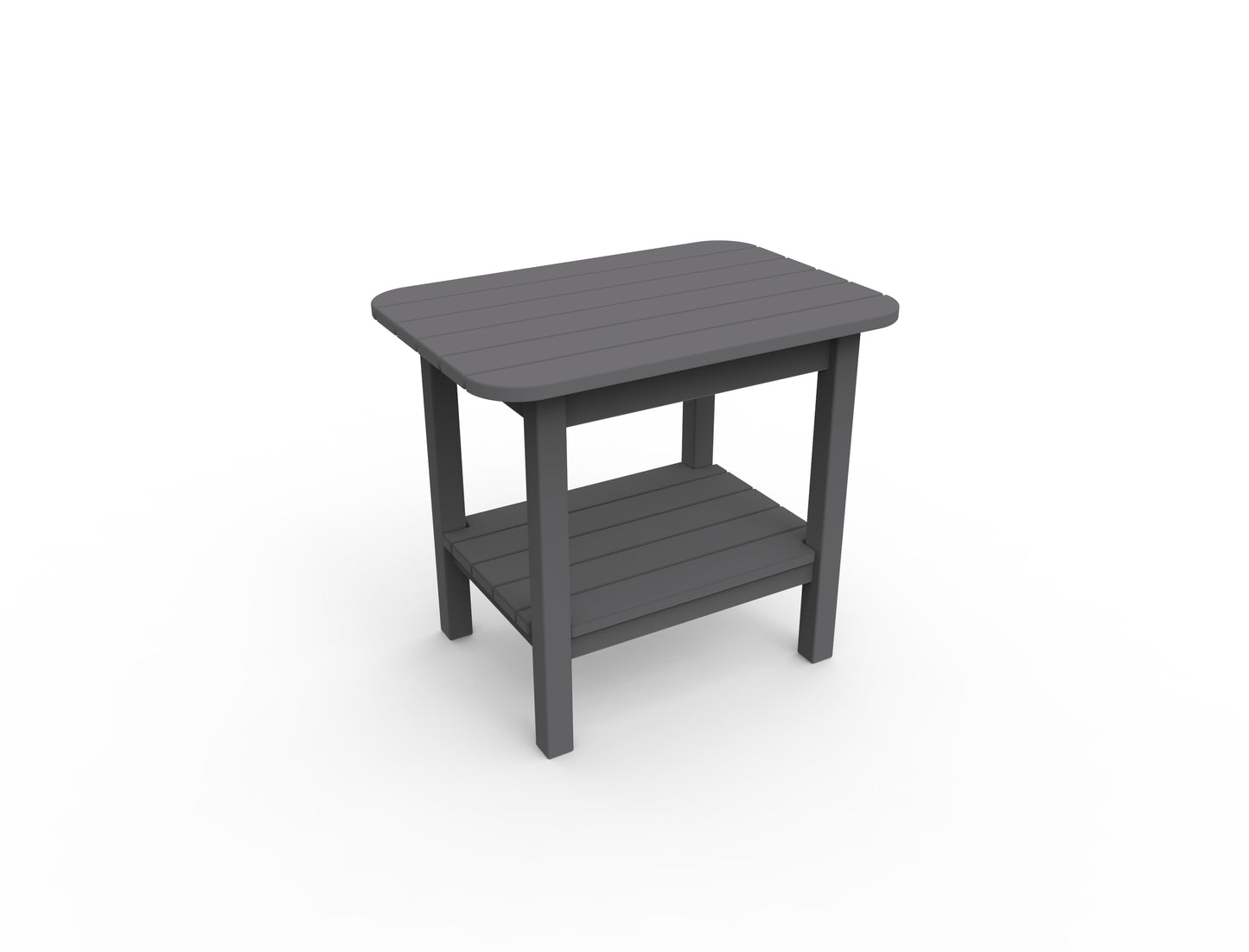 Seaside Casual Recycled Plastic Westerly End Table - LEAD TIME TO SHIP 4 TO 6 WEEKS